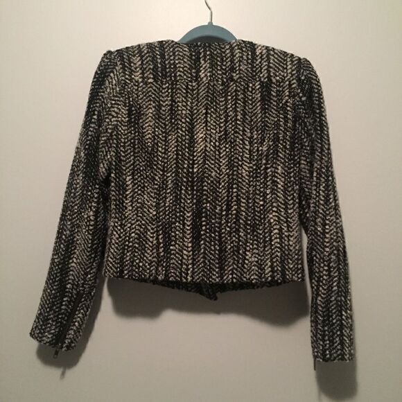 Black & White Tweed Blazer - Picture 5 of 5